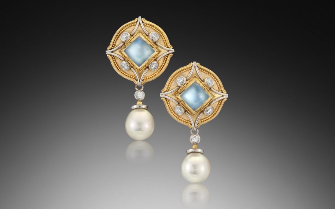 The Making of the Moonstone Earrings